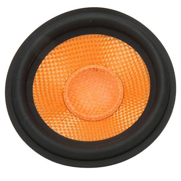 Høyttalerkonus trommepapir 1 tommers indre diameter Subwoofer konus trommepapir med gummioppheng for 4 tommers høyttalere