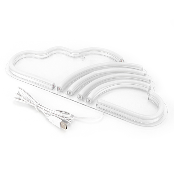 Neonljus USB-driven festivalväggdekor konst neon skylt ljus f