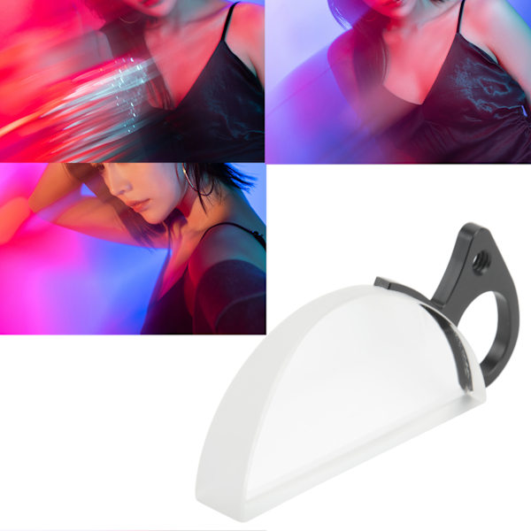 80mm Kameraobjektiv Prisme Optisk Glas Håndholdt Specialeffekt Filter Halvmåne Fotografi Tilbehør