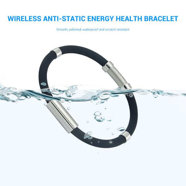 Antistatiskt Armband, Eliminera Statisk Elektricitet, Premium Silikon, Trendig Accessoar För Aktiva Livsstilar, Perfekt Gåva, Lätt Att Bära, Vattentätt