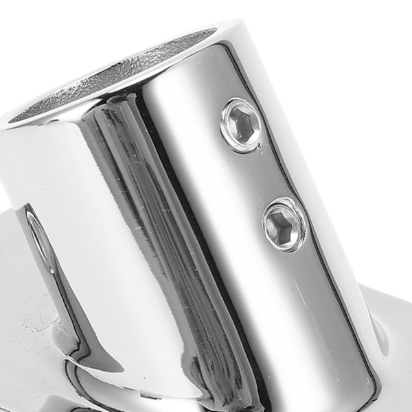 Veneen kaiteen pohjan liitososa Ruostumaton teräs 60 asteen suorakulmainen Veneen kaiteen liitososa 22mm/0,9 tuumaa