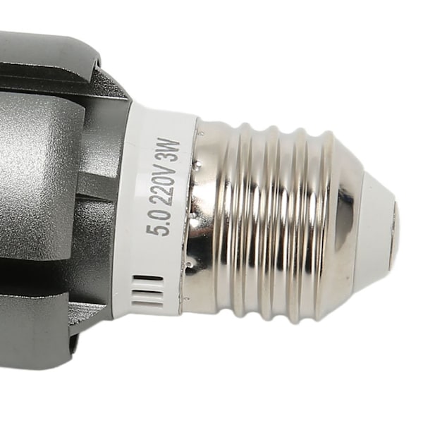 Reptilvarmelampepære UVA UVB LED 3 i 1 Erstatningsreptilsolariumspære til skildpadder Firben 220V ND-30 5.0