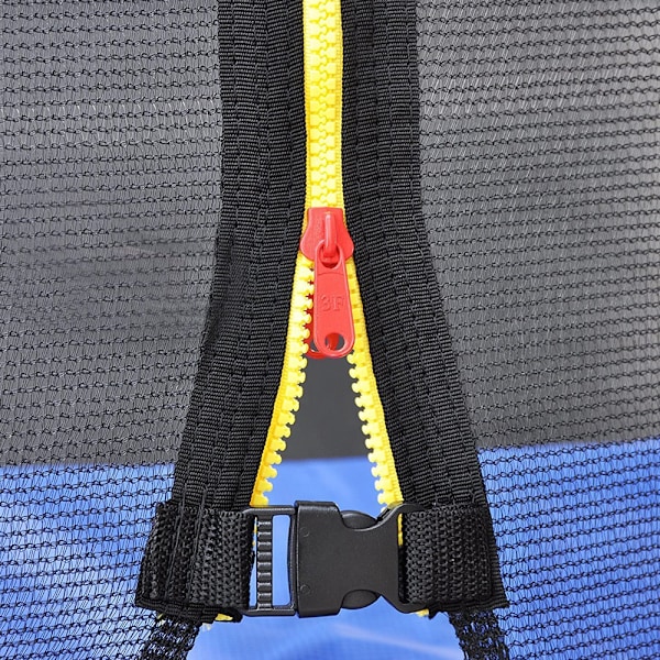 Förbättrad Trampolinsäkerhet, Andningsbart Väderbeständigt Polyeten Nät, 306 cm Diameter, 3 m Nät Höjd, För 8 Stolpar < 3,94 Tum, Giftfri