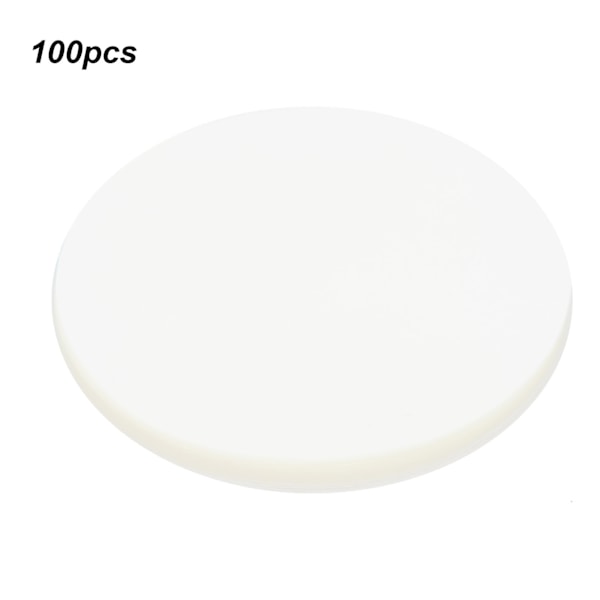 100 stk. badgefilm i PVC-materiale, mønsterbeskyttelse, bred anvendelse, transparent badgebeskyttelsesfilm 58MM
