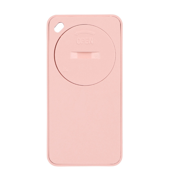 Trådløs Bluetooth-telefonselvtimer Selfie-videosidevender Udløserfjernbetjening (Pink)
