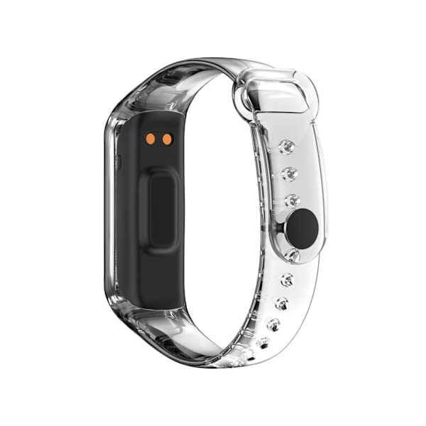 Reserveurrem til Samsung Galaxy Fit2 - Blød, gennemsigtig TPU-farvearmbånd