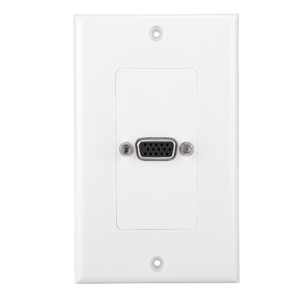 VGA-uttag Väggmonterad Paneladapter Vägguttag ABS-material