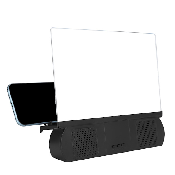 10 tommer akryl linse video HD display mobiltelefon skærm forstørrelsesglas beslag forstærker med Bluetooth-højttaler