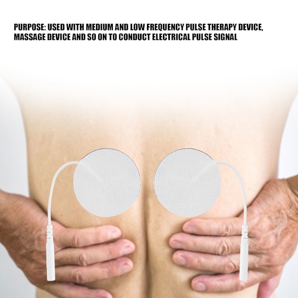 20 stk / pose 3,5 cm diameter Tens elektrodeputer for TENS massasjeapparater fysioterapimaskin