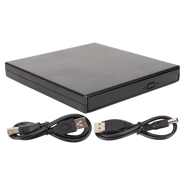 Ekstern DVD-spiller bærbar lav støy ekstern mobil USB2.0 ekstern optisk stasjon CD-spiller for bærbar PC