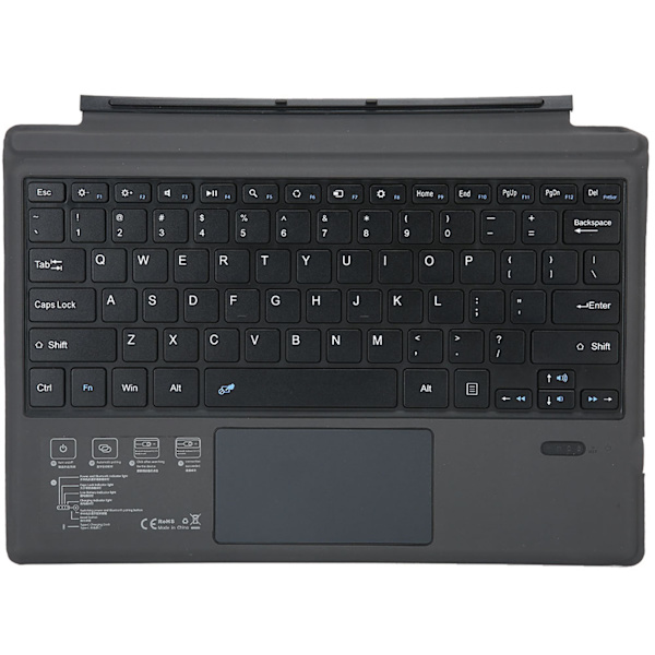 Bluetooth trådlöst magnetiskt absorptionsslimmat tangentbord för Microsoft Surface Pro3/4/5 Tablet PC