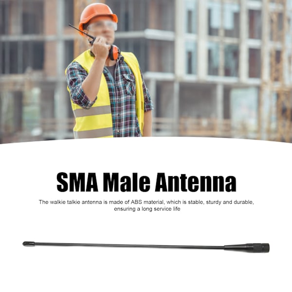 RHD‑771 SMA-hane Walkie Talkie-antenn 144/430MHz-antenn för Yaesu VX‑3R VX‑6R RT3S RT3RT1RT81 TYT MD‑380SMA-hane