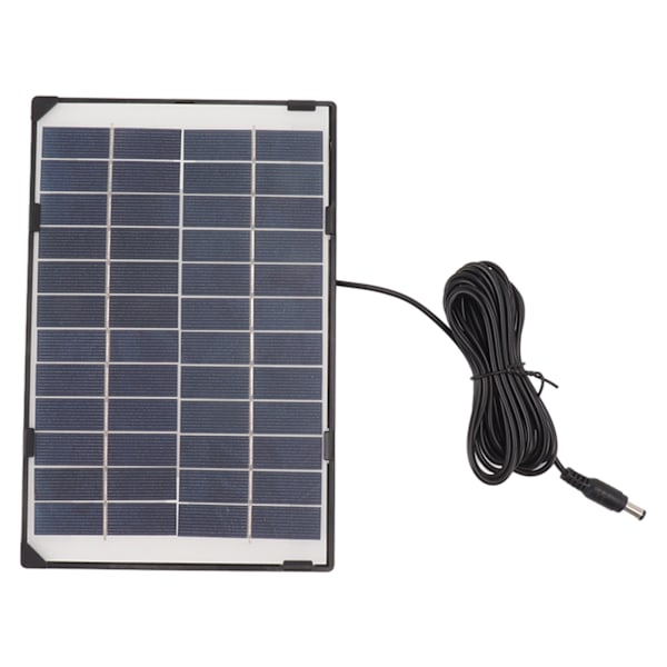 6W 12V polykrystallinsk silisium solcellepanel 6W 12V DC5521 kamera solcellepanel utendørs overvåkingsbelysning lader