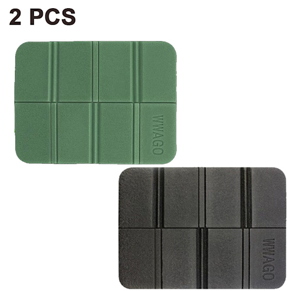 2 STK Foam Fotvandring Sittdyna, Vikbar Vattentät Ultralätt Camping Sittdyna, Utomhus Sittmatta för Picknick, Backpacking, Trekking, Stadion, Lämplig