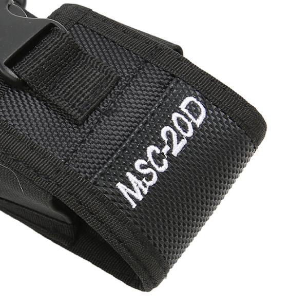 Walkie Talkie-hållare Lätt Bärbar Universal Nylon Radiofodral för 2-vägsradio MSC 20D