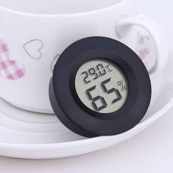 Digital Hygrometer Termometer, Lätt Att Installera, För Miljöövervakning Inomhus/Utomhus, Brett Temperaturtest Från -50°C Till +70°C, Två I Ett