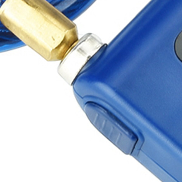 Y787 Smart Alarm Lock AntiTheft Chain Lock för Cykel Grind Blå
