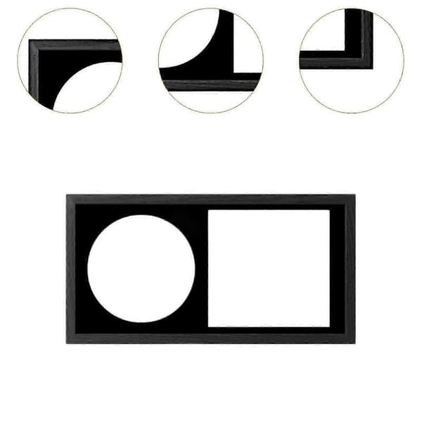 GETIT CD-ram Displayfodral Väggkonst Albumram Kompatibel med skrivbord sovrum väggmonterad