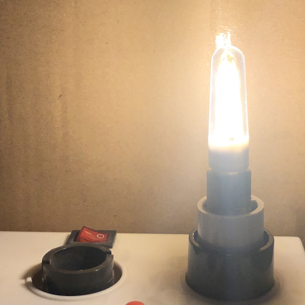 Dimbar G9 LED-lampa, varmvit atmosfär 3W 200Lm energibesparande LED-lampa för ljuskrona takbelysning, långlivad LED-lampa, enkel att installera med