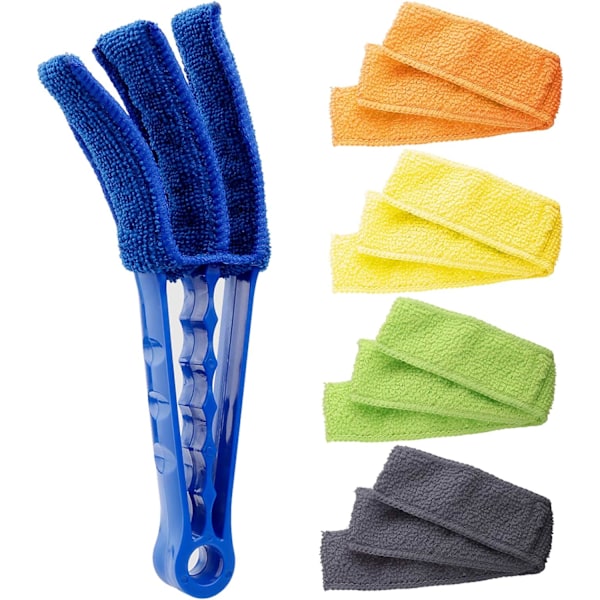 Fönsterpersiennvård, Snabb och Enkel Rengöringsborste med Högabsorberande Mikrofiber, Robust Polyetendesign för Mångsidig Användning