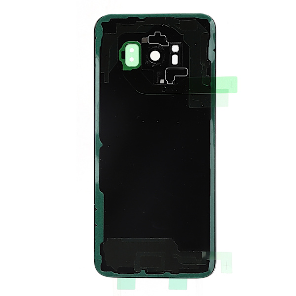 Mobiltelefon Bakre Bakglass Deksel Front Skjerm Glass Linse Erstatningssett for Samsung S8Svart