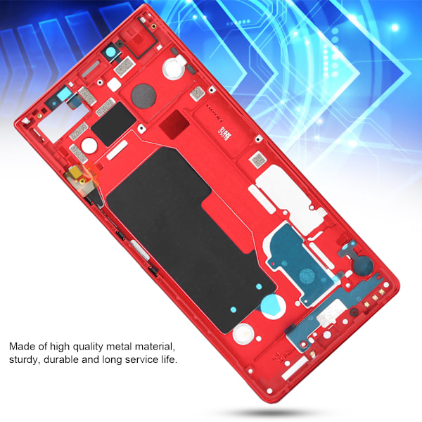 LCD-skärm Frontram Smart Phone-utrustning för BlackBerry KEY2/KEYTWO/BBF100‑1/‑2/‑6Röd