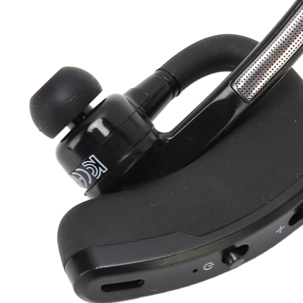 Bluetooth-hörlurar Multifunktion Brusreducering Handsfree-samtal Inbyggd mikrofon Enstaka öronsnäcka för körning Kontor