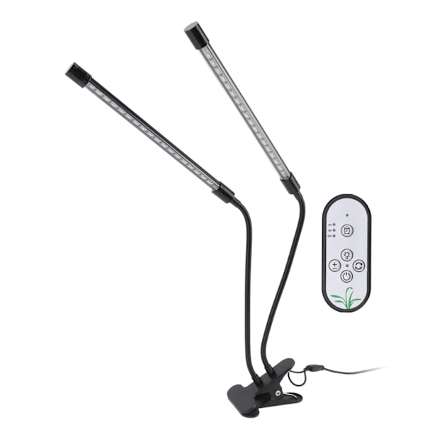 Kasvien kasvatusvalo himmennettävällä ajastuksella täysi spektri USB-käyttöinen kaksois