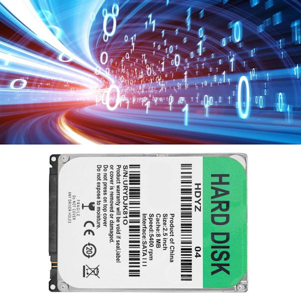 Mekanisk harddisk 2,5 tommer HDD SATA III hukommelsesmodul harddisk computer tilbehør 320 GB