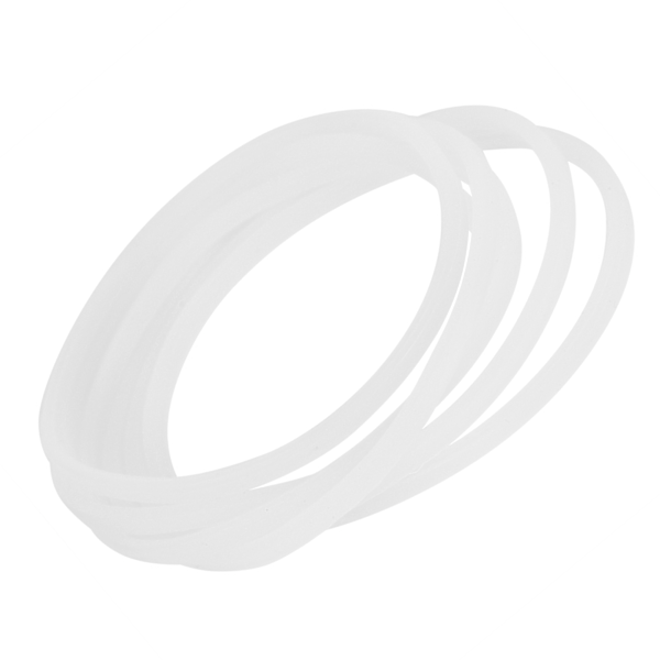 6 stk nye erstatningspakninger gummiforseglingsring for Magic Bullet Flat/Cross Blade （6 stk）