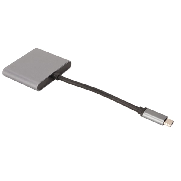 USB-C - HD Multimedia Interface -keskitin tukee 4K 60HZ USB-C - Dual HD Multimedia Interface -sovitinta