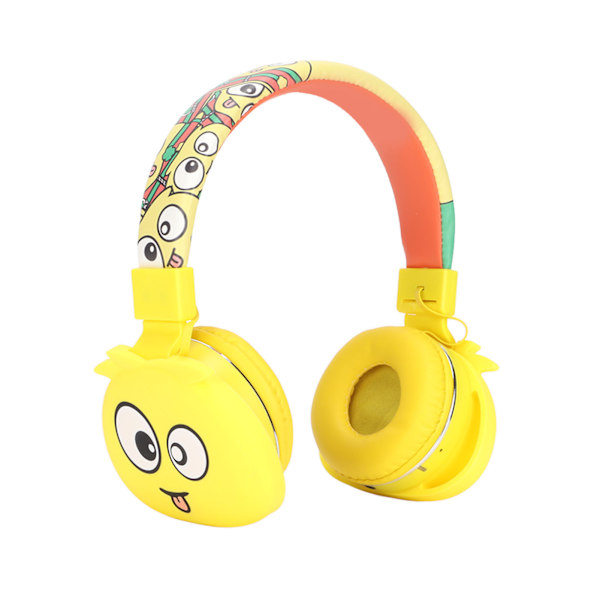 YLFASHION Barn Bluetooth Hörlurar Deman Fällbara Brusreducerande Barn Bluetooth Headset för Skola PC Mobiltelefon