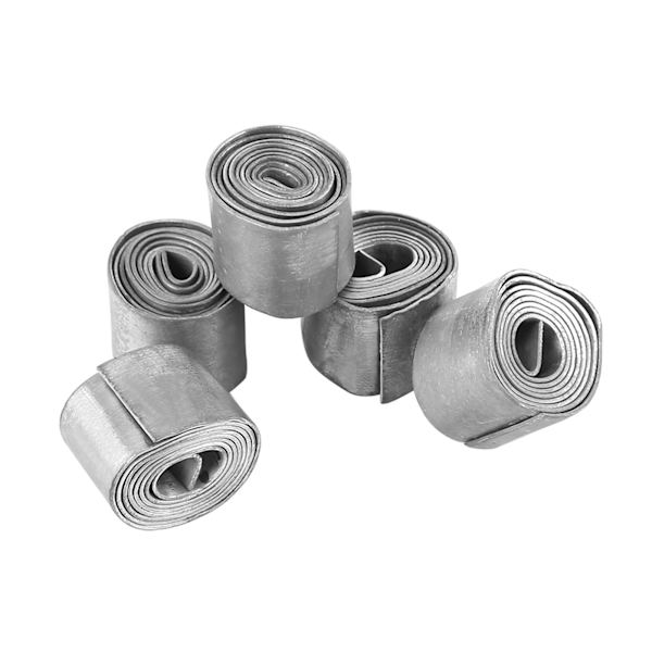 5 ruller 0,6 mm fiske myk ark strim synker vekter takle tilbehør forsyninger nye
