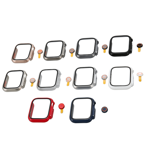 10 kpl IWatch-kuoren koteloa kova PC karkaistu lasi kello näytönsuoja kotelo SE(2022) 6 5 4 SE 40mm IOS-kellolle