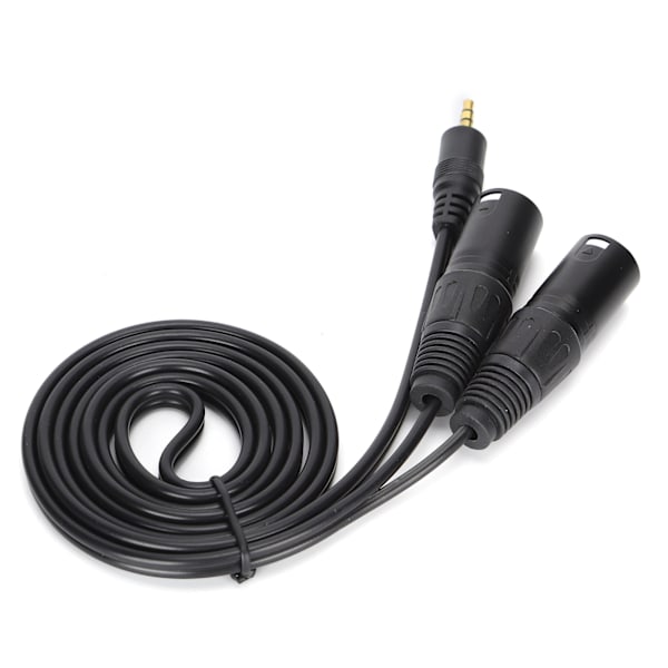 Mikrofonikaapeli 3,5 mm liitin - Dual XLR urosadapteri Yhdysjohto Patch-kaapeli