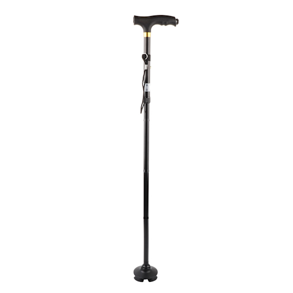 Hopfällbar käpp i aluminiumlegering med LED-ljus
