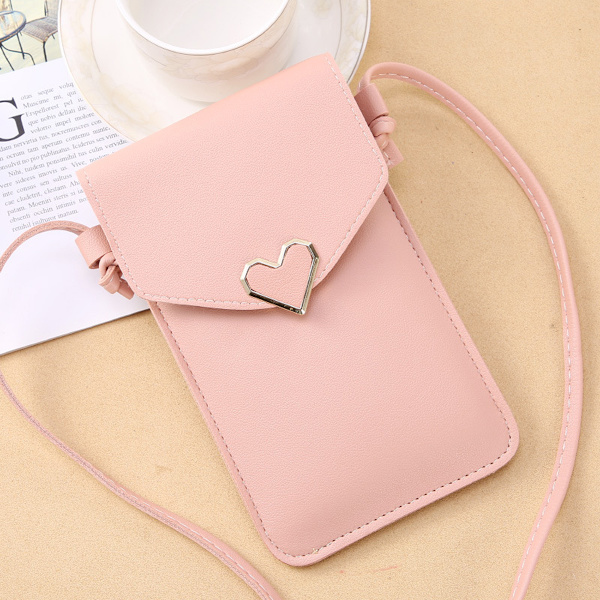 PU-nahkainen matkapuhelinkukkaro, lompakko, pieni crossbody-laukku naisille, minikokoinen olkalaukku