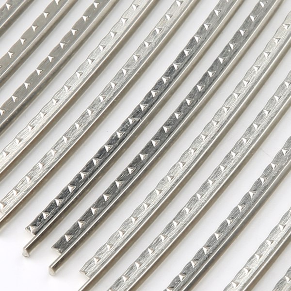 24 st gitarrbandtråd set cupronickel för Fender/Gibson ersättningstillbehör 2,7 mm