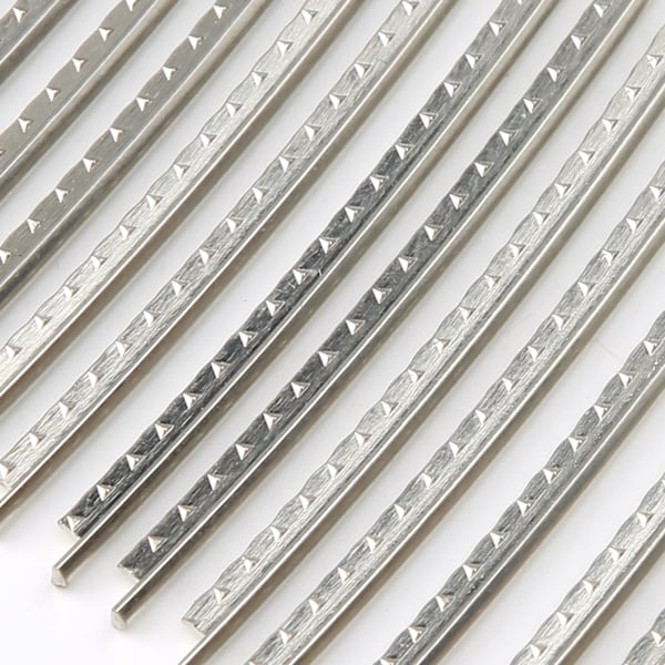 24 stk gitarbåndsett i cupronickel for Fender/Gibson erstatningstilbehør 2,7 mm