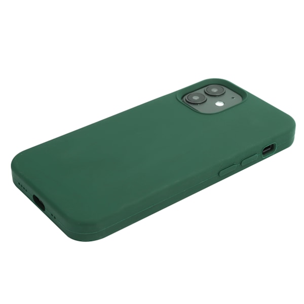 Telefonskal i silikon, skyddande fodral, stöttåligt mobilfodral, passar till IOS 12 Mini (grön)