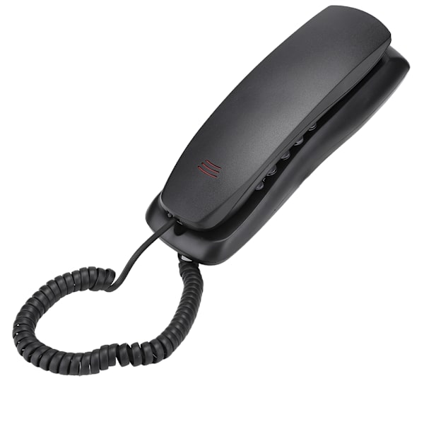 KX T628 Svart for engelsk kablet skrivebordsveggtelefon fasttelefon for hjemmekontor