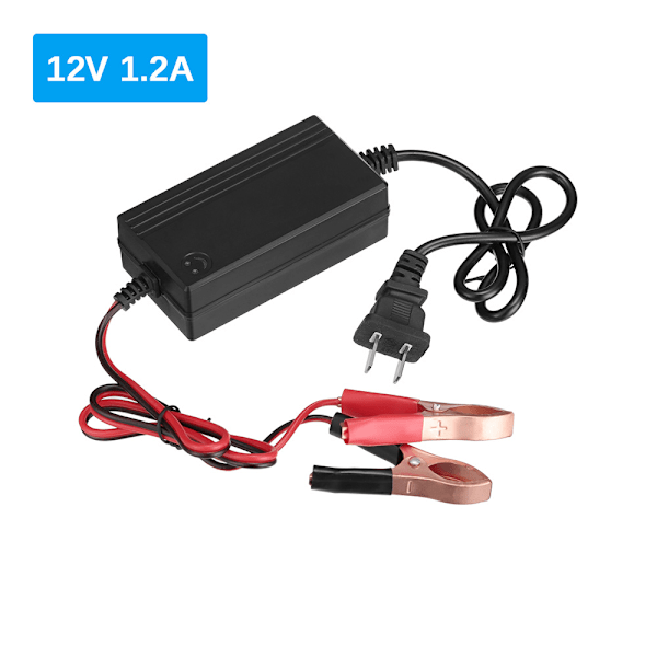 Batteriladdare, 12V Smart Billaddare, Temperaturavkännande Underhållsladdare, Batteridesulfator, Laddning av Döda Batterier för Bilar, Båtar, Husbilar