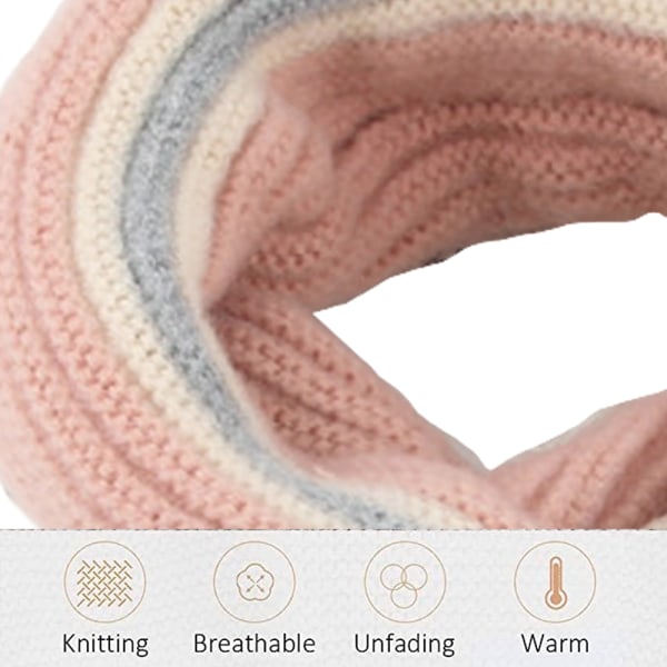 Barn Scarf Pojkar Flickor Vinter Varma Halsdukar Halsvärmare