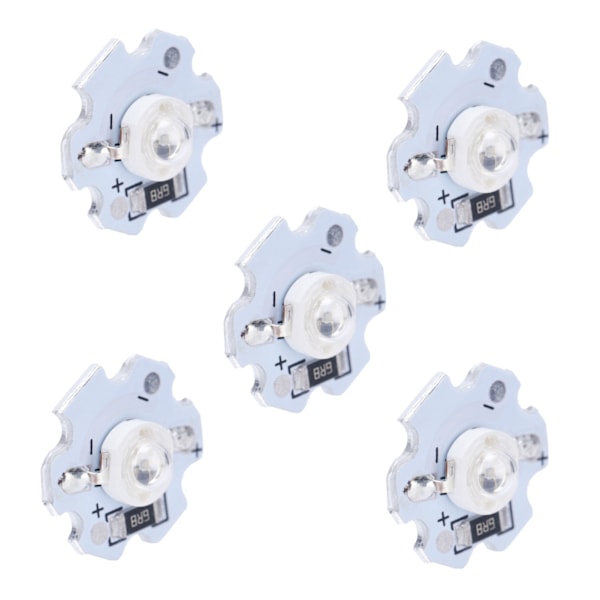 25 st 5V LED-chips 200LM 1W hög effekt LED-lampor pärlor för DIY belysningsarmaturer