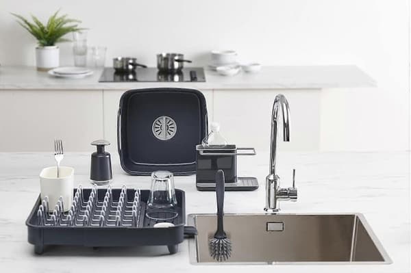 GETIT Vask Organizer, Køkkenvask Organizer, Ergonomisk Opdeling
