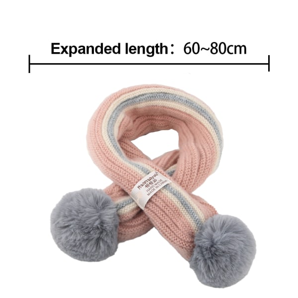 Barn Scarf Pojkar Flickor Vinter Varma Halsdukar Halsvärmare