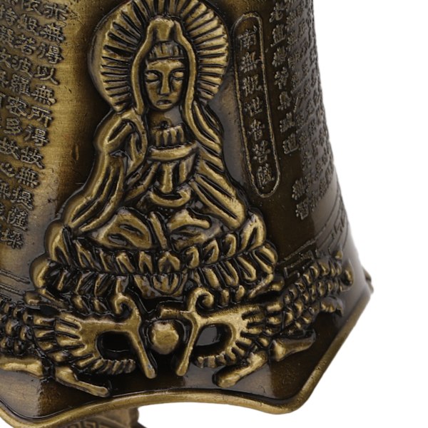 Buddhistisk klokkedekoration To drager, der leger form Metalmateriale Speciel behandling Buddhistisk dekoration