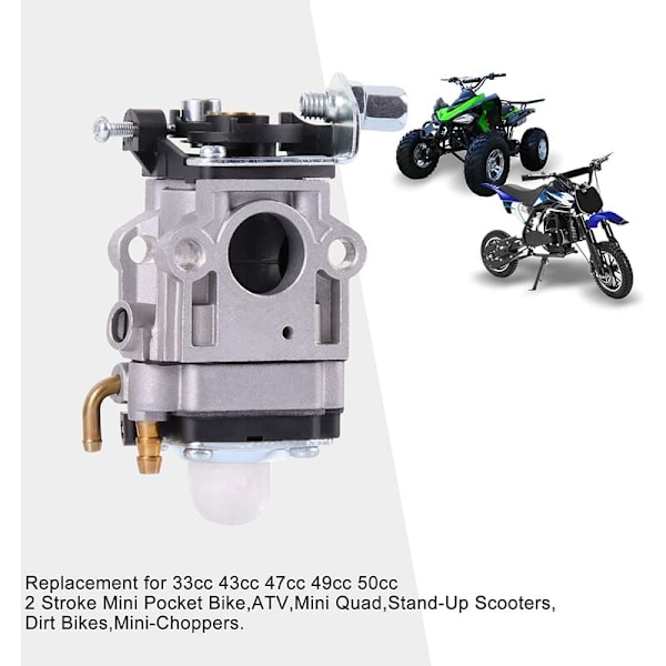 Motoroptimering Genom Högkvalitativ Förgasare, Lämplig För 15Mm Sidöppning, 31Mm Bultcirkeldelning, Och 2-Takts Minimotorcyklar, Ger