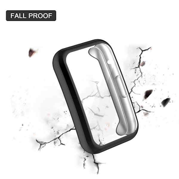 Fodral Kompatibelt med HUAWEI Watch FIT Full Cover Case Skärmskydd Mjuk TPU Reptålig All Around Skyddsfodral