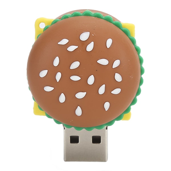 USB 2.0 Flash Drive Hamburger Form Memory Stick 3D Tegneserie Design Sød til Notebook Tablet